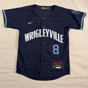 Nike Wrigleyville Kids Ian Happ Chicago Cubs Jersey